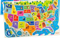 Jigsaw Puzzle of the United States.