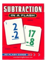 Subtraction Flash Cards.