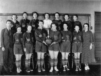 girls westville basketball 1936